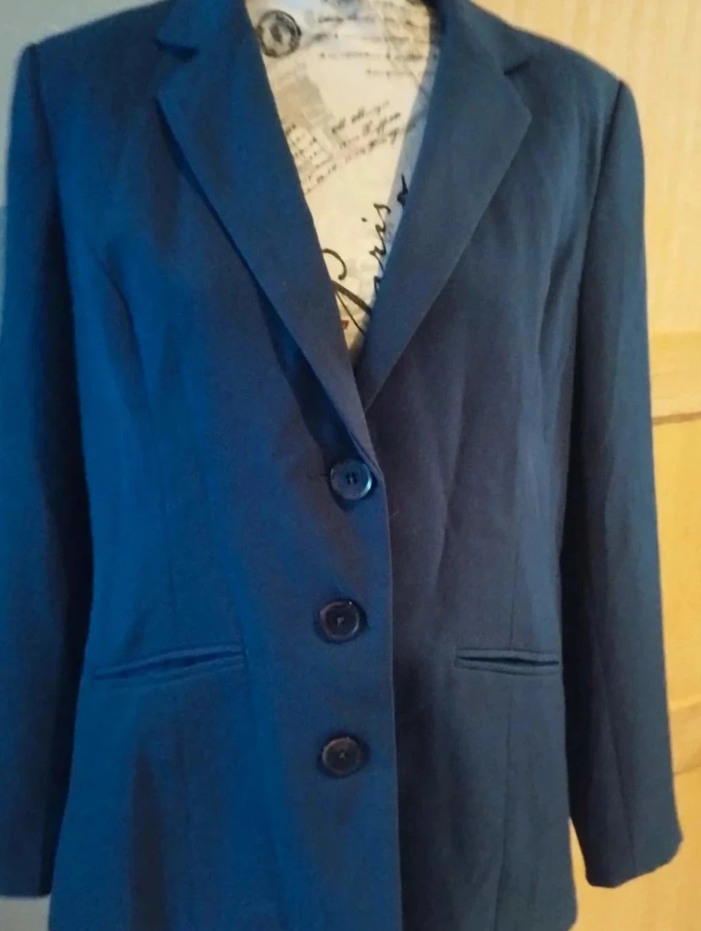 Veste bleue marine doublée, Happy D by Damart T46